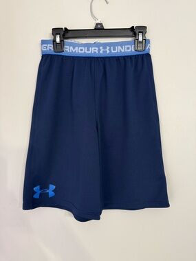 Under Armour Dri Fir Athletic Shorts Blue size boys medium